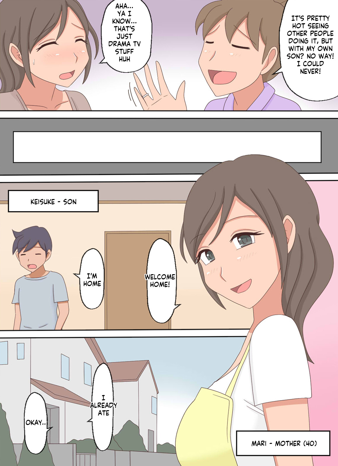 Oyako Echi no Douga o Miteitara Musuko to Shitaku Natta Hanashi | After seeing a mom-son sex vid she wants to do her son page 3 full