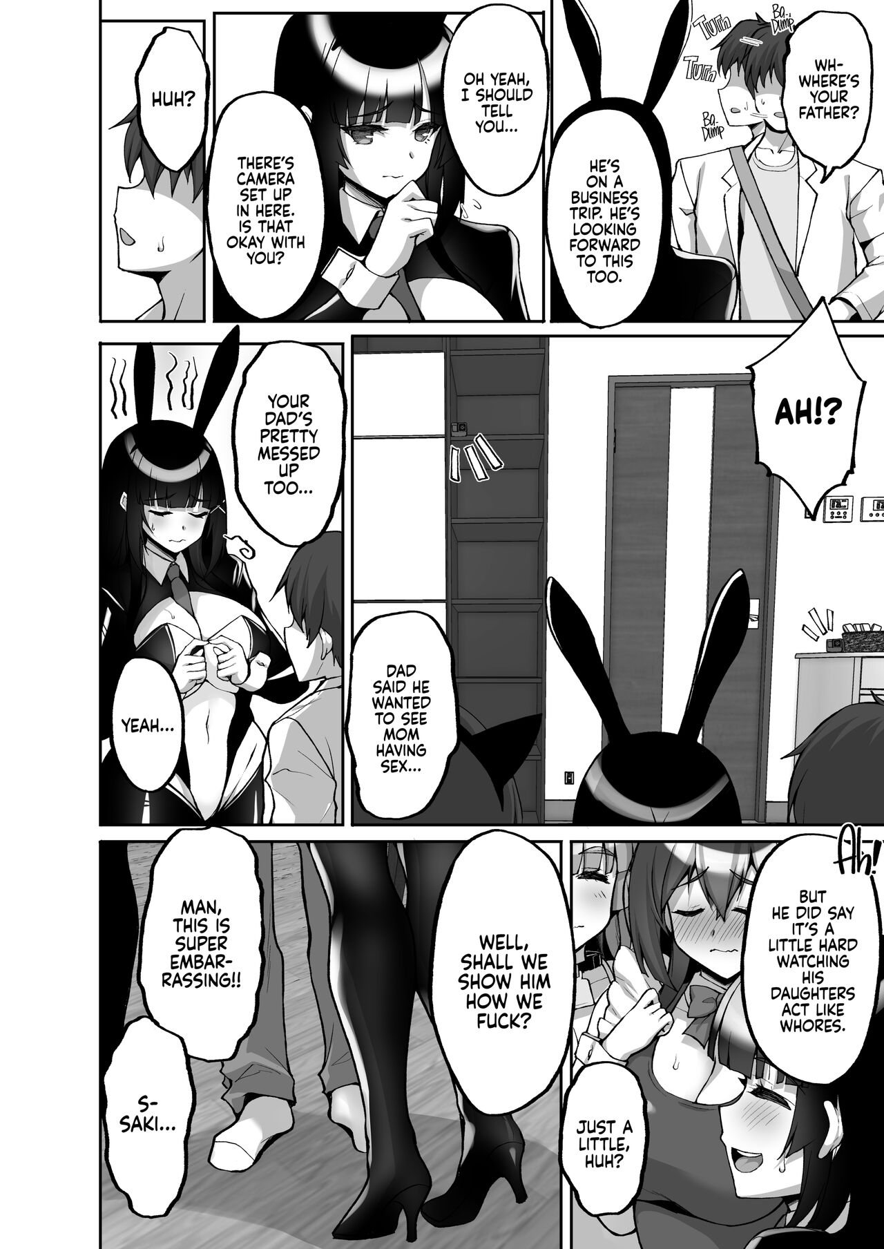 Chishojo Fuuki Iin no Minna ni Ienai Inbi na Onegai 7 ~Shimai to Mama o Seiteki ni Moteasobu Otomarikai Zenpen~ page 3 full