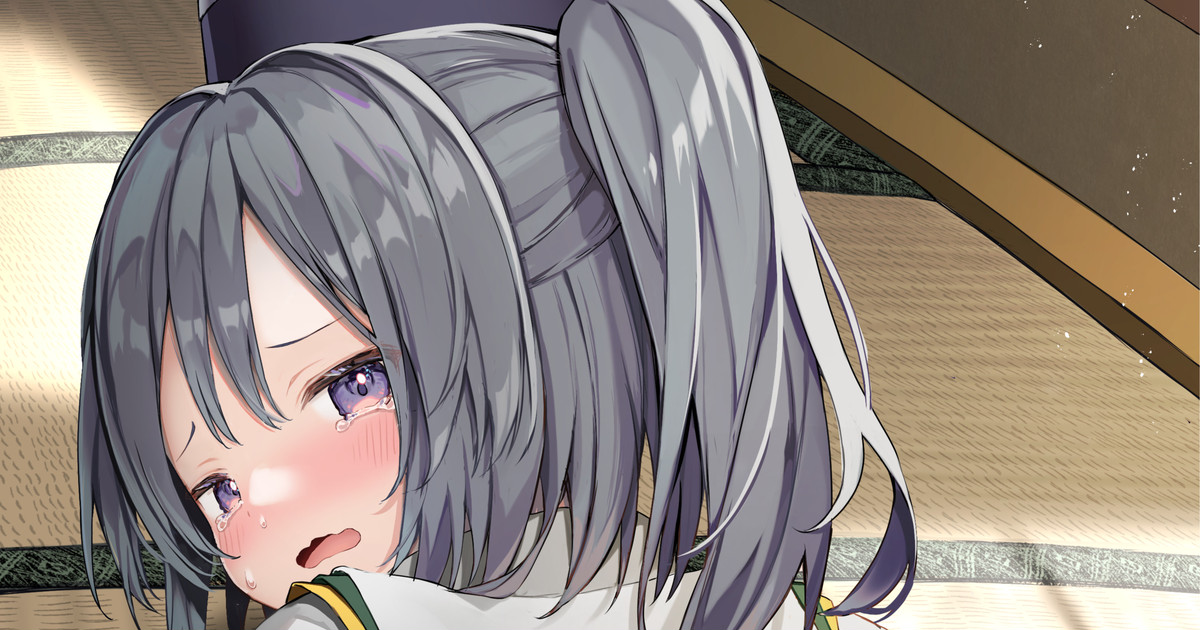 布都ちゃんのお尻をスパンキングした後，穴を責めるイラスト page 8 full