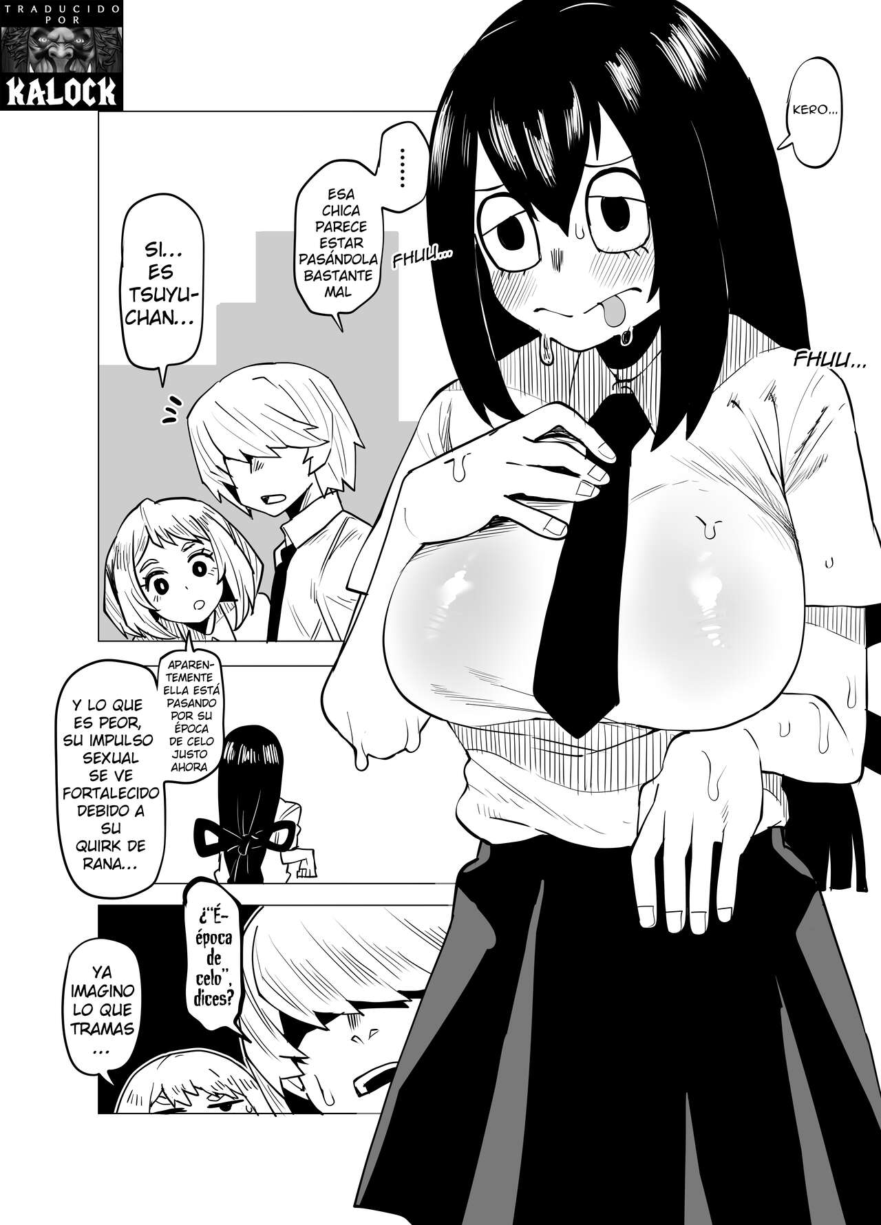 Teisou Gyakuten Butsu ~Tsuyu no Baai~ | Academia de Héroes &amp; una Moralidad Invertida 3: Caso Tsuyu page 1 full