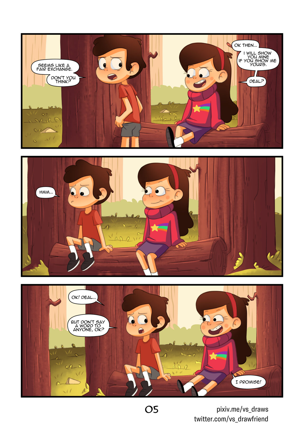 Gravity Falls - Secrets of the Woods page 7 full