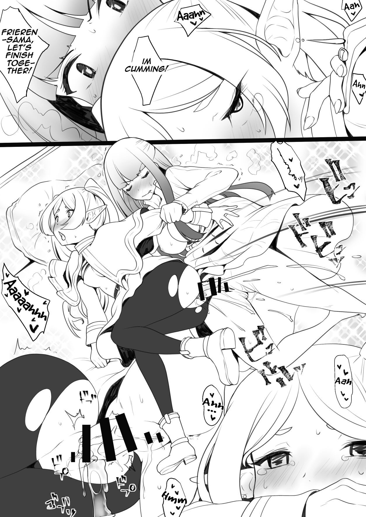 Hen na Ocha Nonde Futanari ni Natta Fern x Frieren | Fern x Frieren, Turning Into A Futanari After Drinking A Strange Tea page 5 full