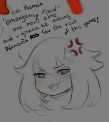 Paimon Threatens You With A Good Time cover