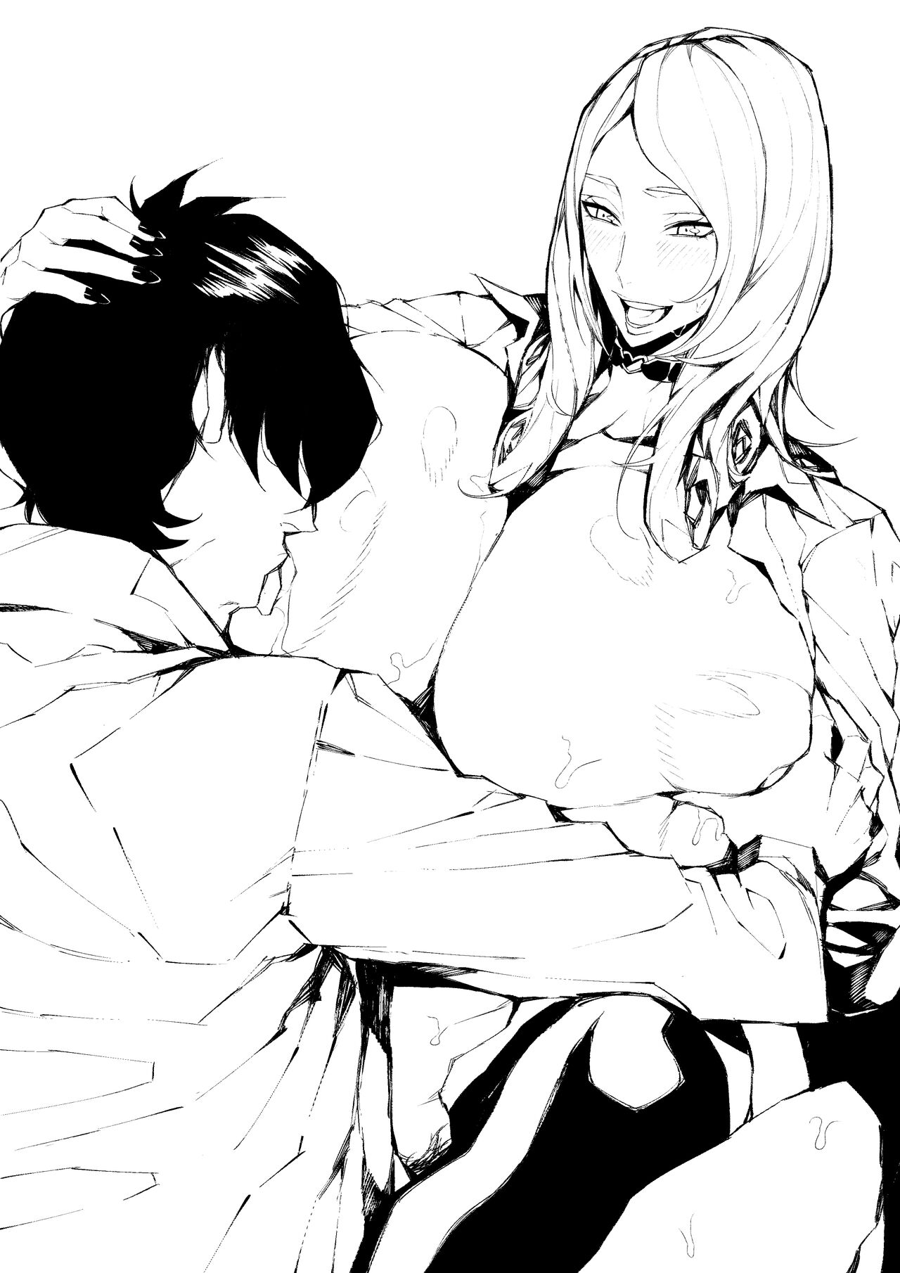 Dosukebe Bakunyuu Bitch 2! ~Manatsu wa Yappari Asedaku Ecchi!!~ page 8 full