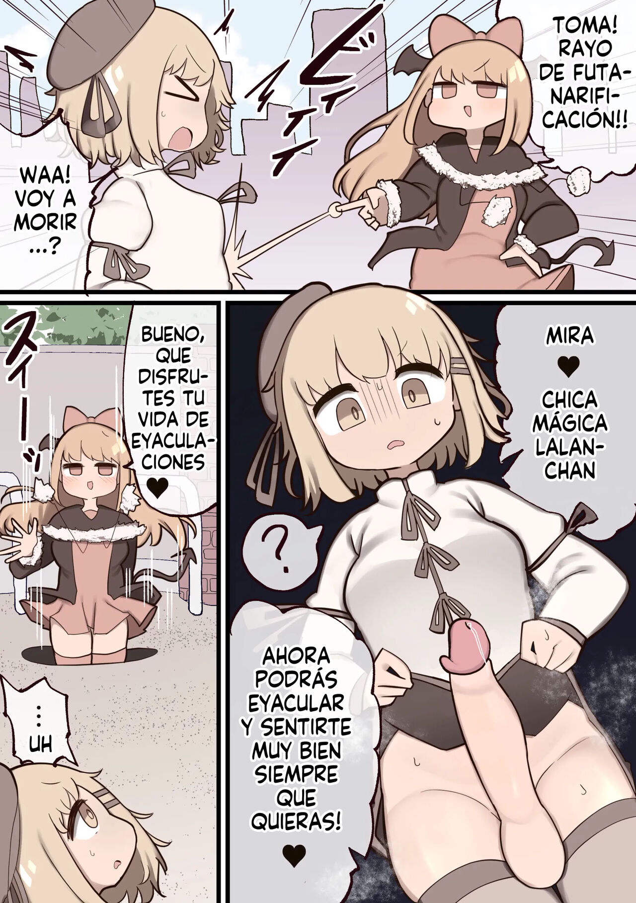 Futanari Mahou Shoujo ❤Teki ni Chinchin Haya sareta node❤❤Sex shite mo Ii yo ne?❤ page 4 full