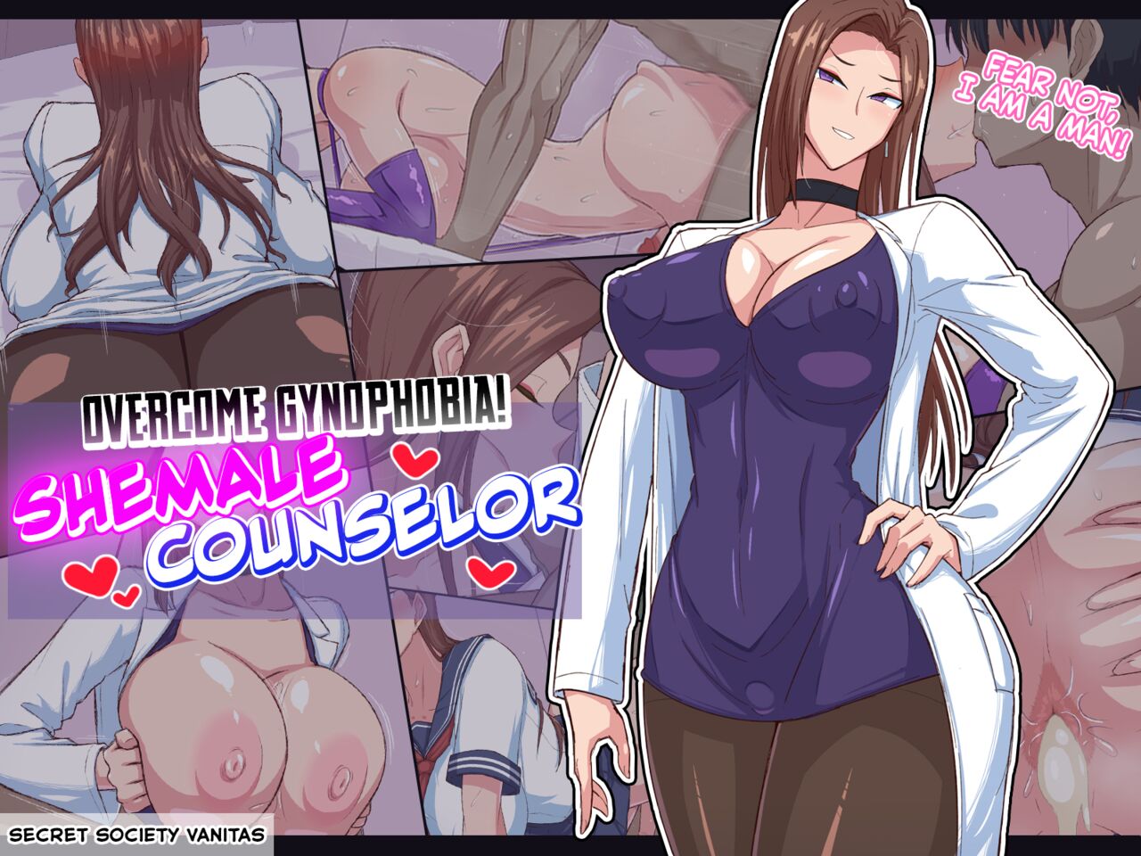 Josei Kyoufushou Kokufuku! Shemale Counselor | Overcome Gynophobia! Shemale Counselor page 1 full