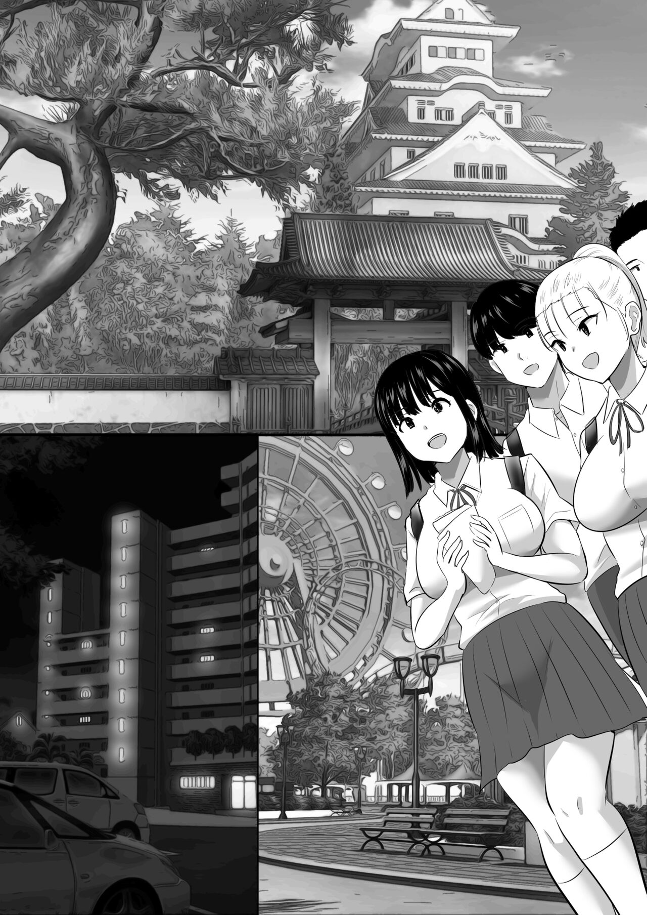 Shuugaku Ryokouchuu ni Mikkai ga Bare Hansei Beya de Seikatsu Shidou ni Netorare page 9 full