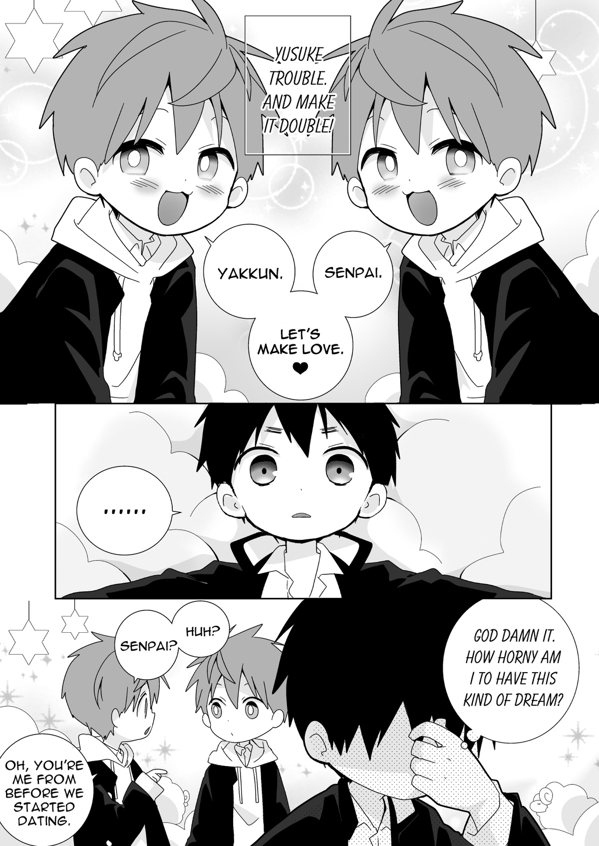 Yakumo-Senpai to Yuusuke-kun Inmu Hen! | Yakumo &amp; Yusuke Explicit version! page 4 full