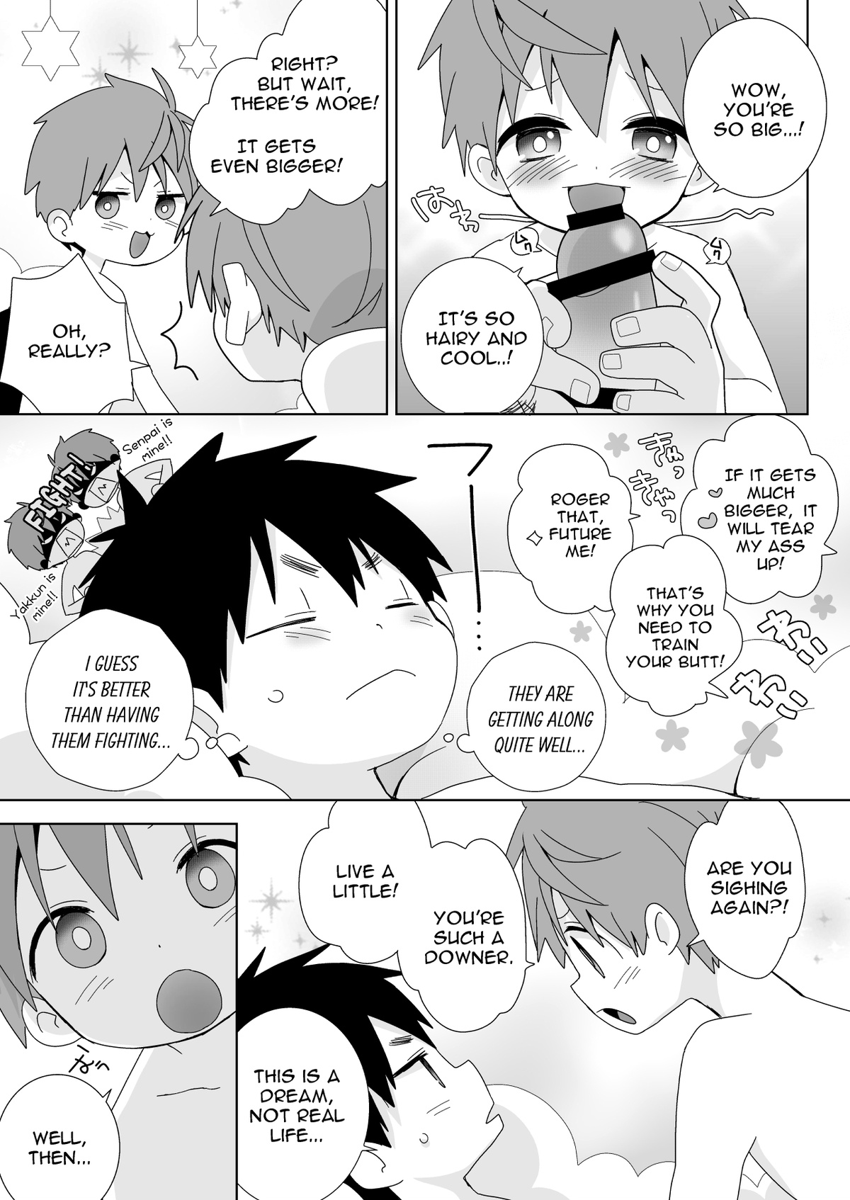 Yakumo-Senpai to Yuusuke-kun Inmu Hen! | Yakumo &amp; Yusuke Explicit version! page 8 full