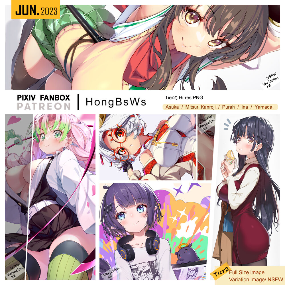 June 2023 Illustration Pack page 1 full