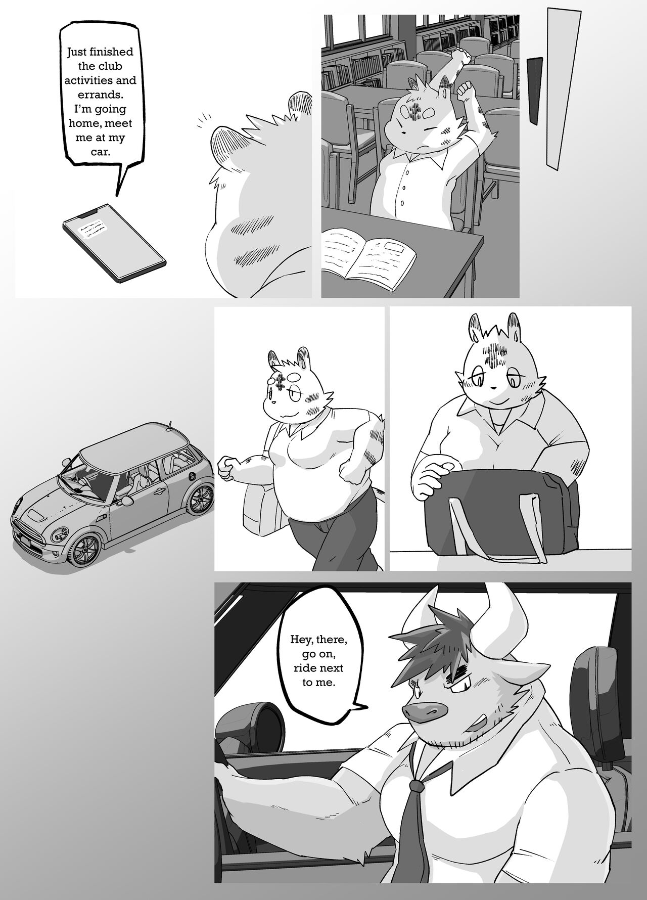 Muscular Bull Teacher &amp; Chubby Tiger Student 2 page 10 full