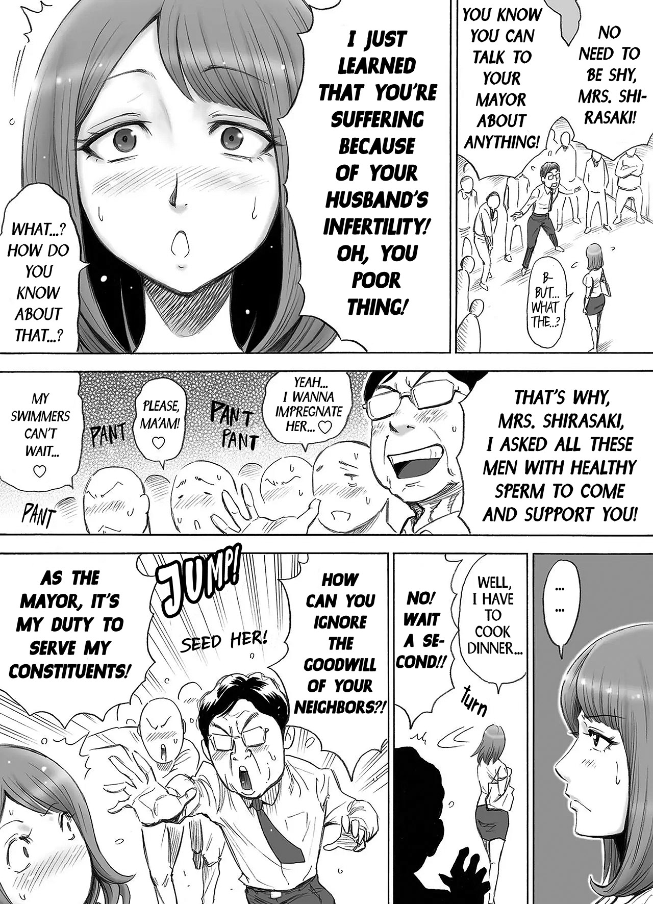 Aka-chan ga Hoshii Hitozuma o Chounai Minna de Haramaseyou | Let The Whole Town Impregnate A Wife Who Wants A Child page 6 full