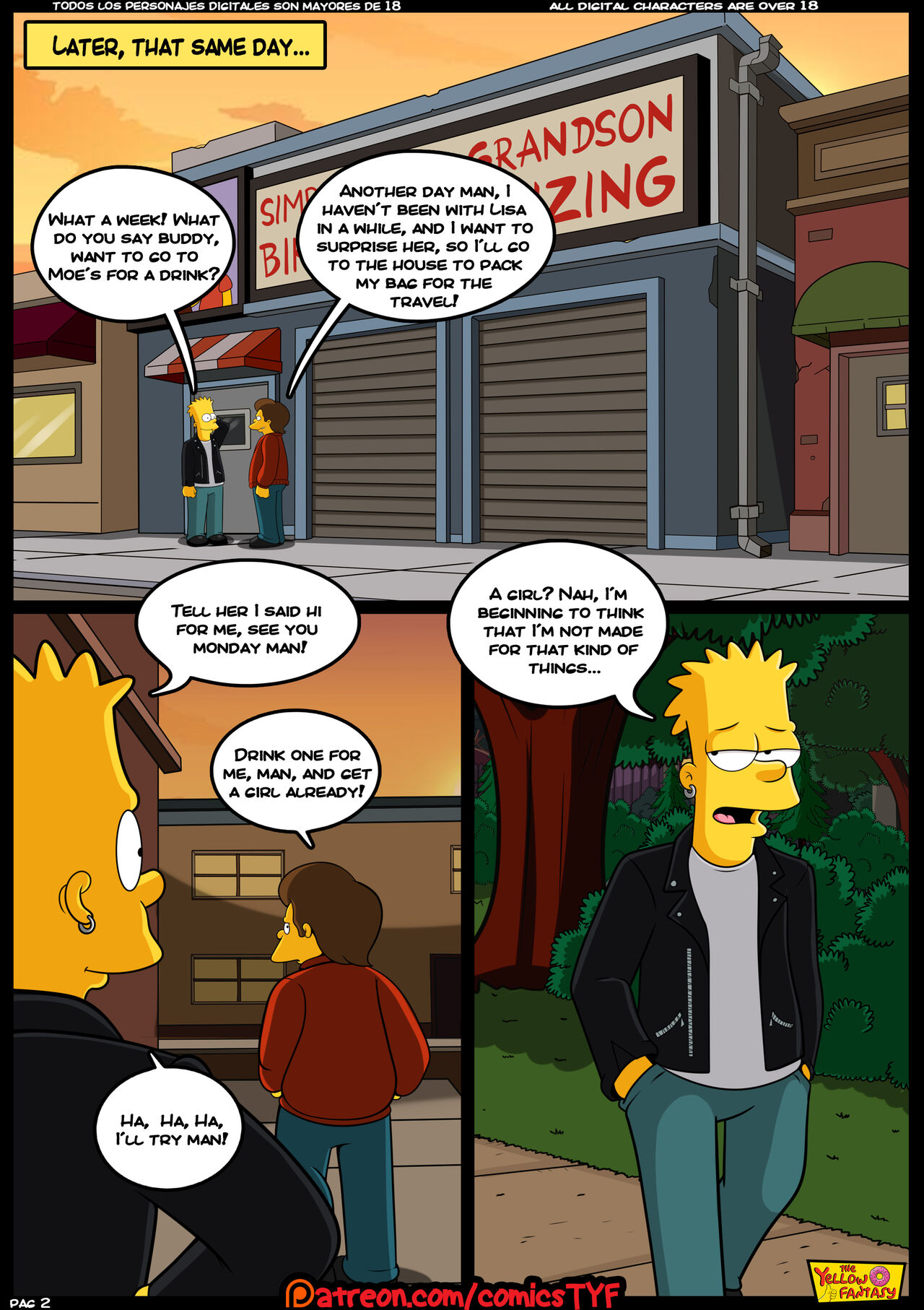 The Simpsons Reencuentro Complete English page 3 full