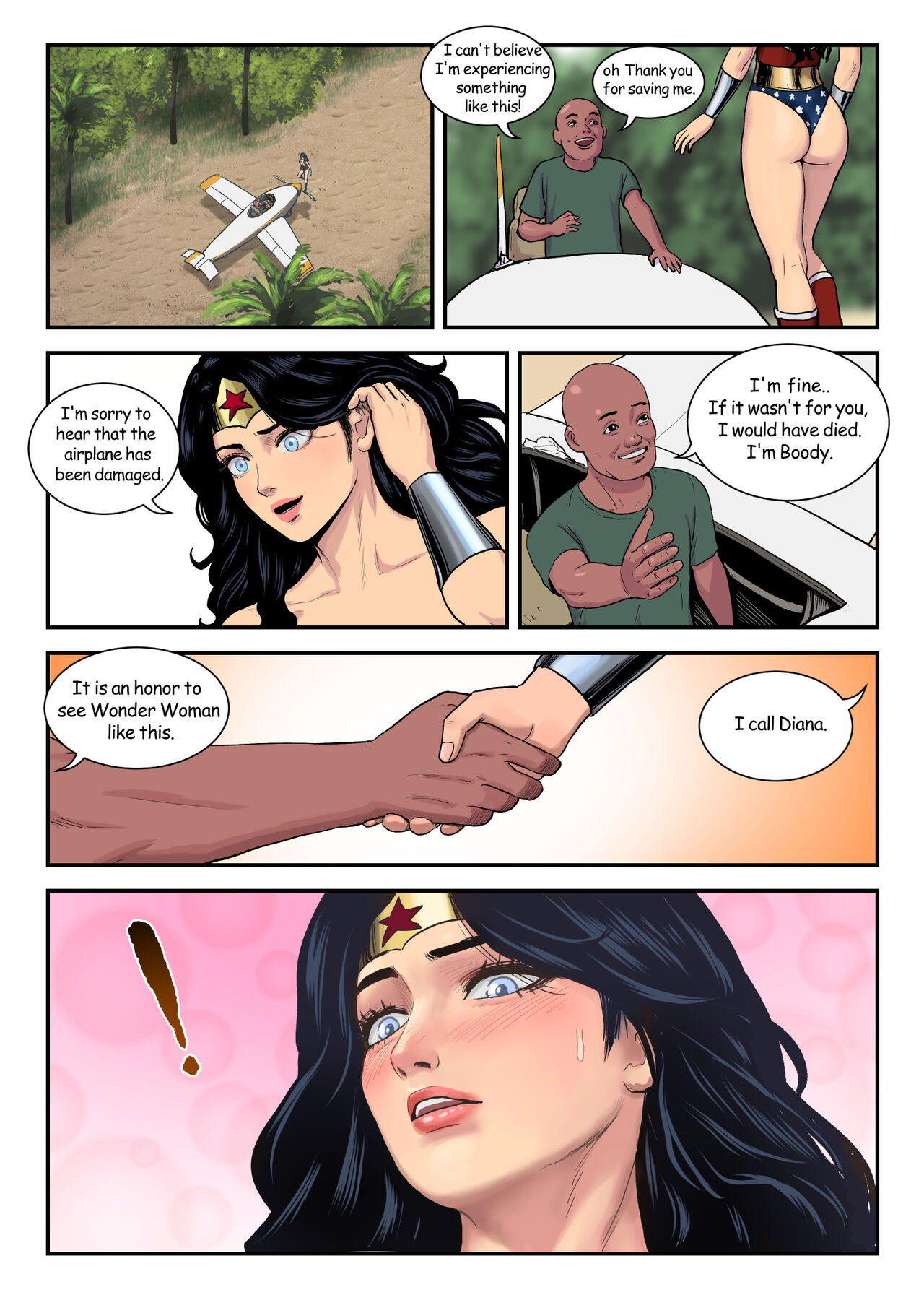 Wonder Woman's strange felt page 9 full