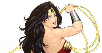 Wonder Woman's strange felt cover