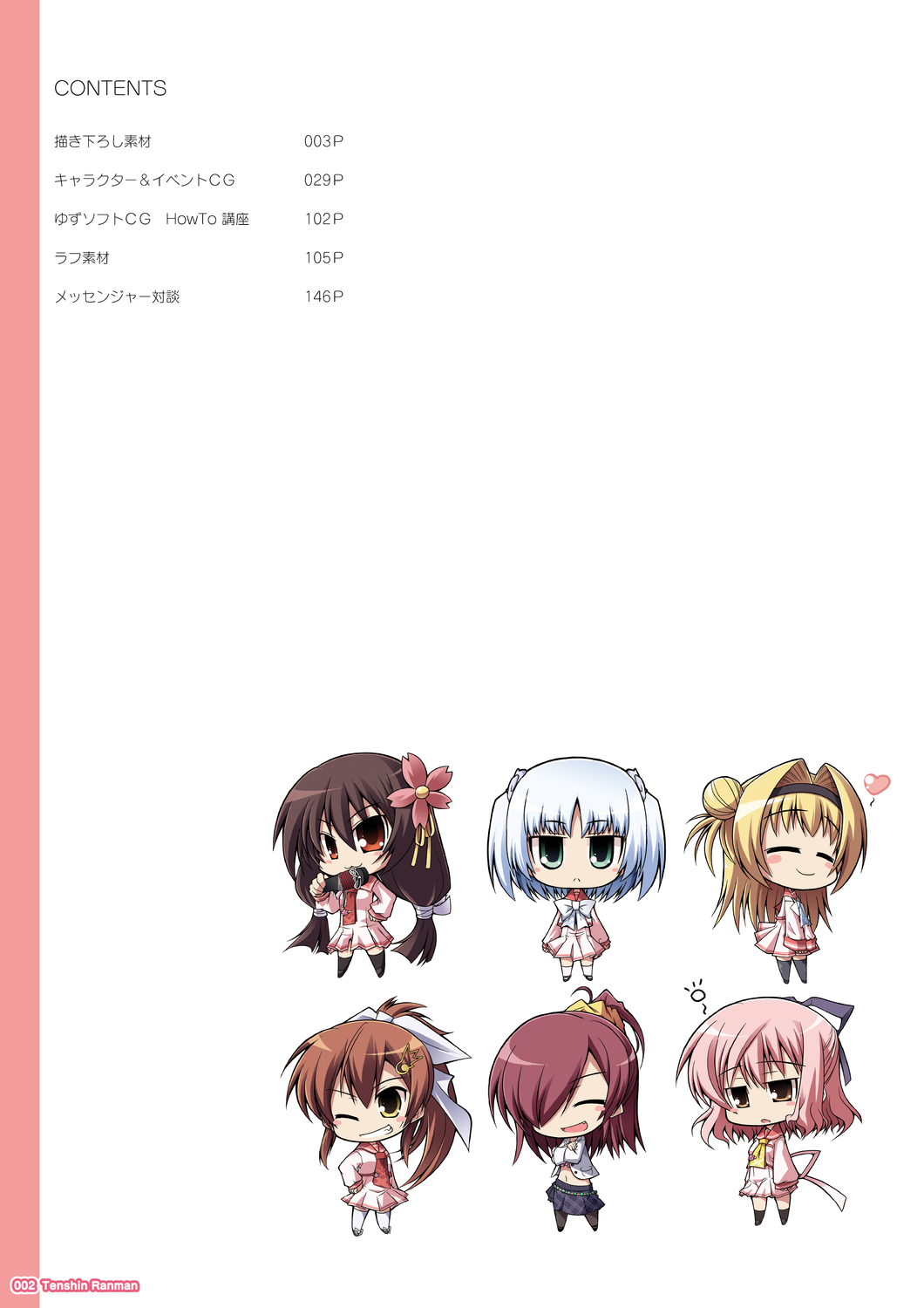 Tenshin Ranman Official Visual Fanbook shinsouhan page 4 full