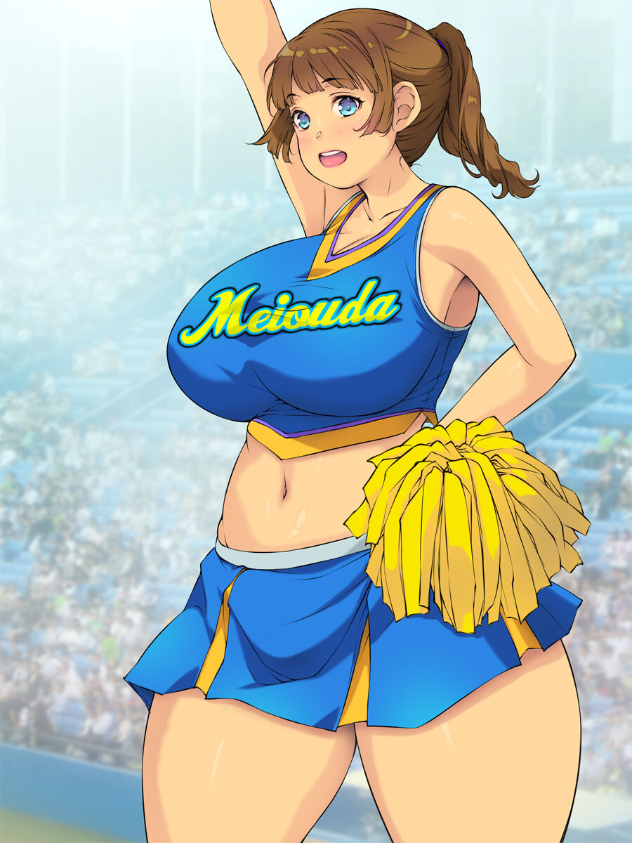 Kyonyuu Cheerleader JK ga InCha Danshi kara Odosarete "Datte Boku mo Ouen Saretai..." page 2 full