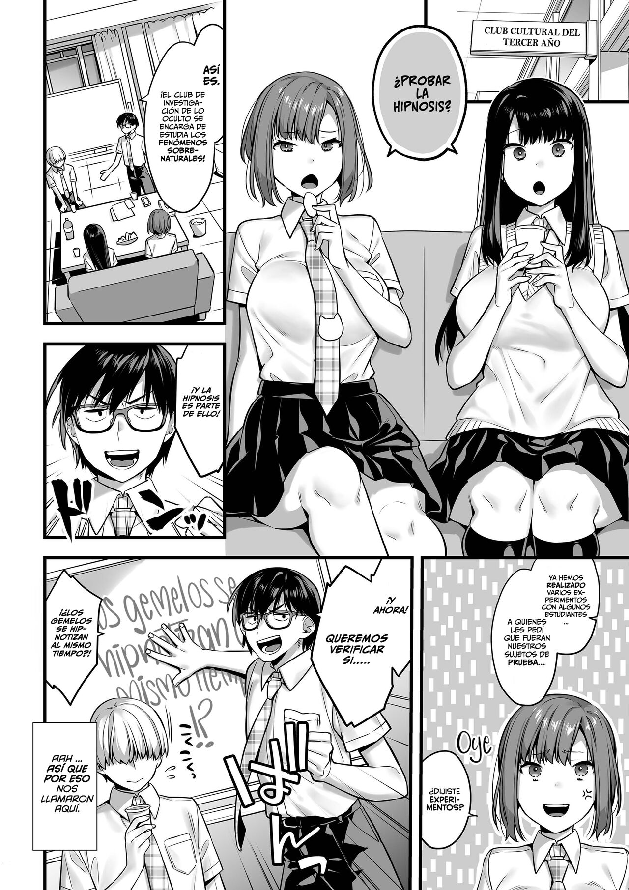 Futagotte Saiminjutsu ni Kakaru no mo Douji Nandesuka? | ¿Las Gemelas También se hipnotizan al mismo tiempo? page 5 full