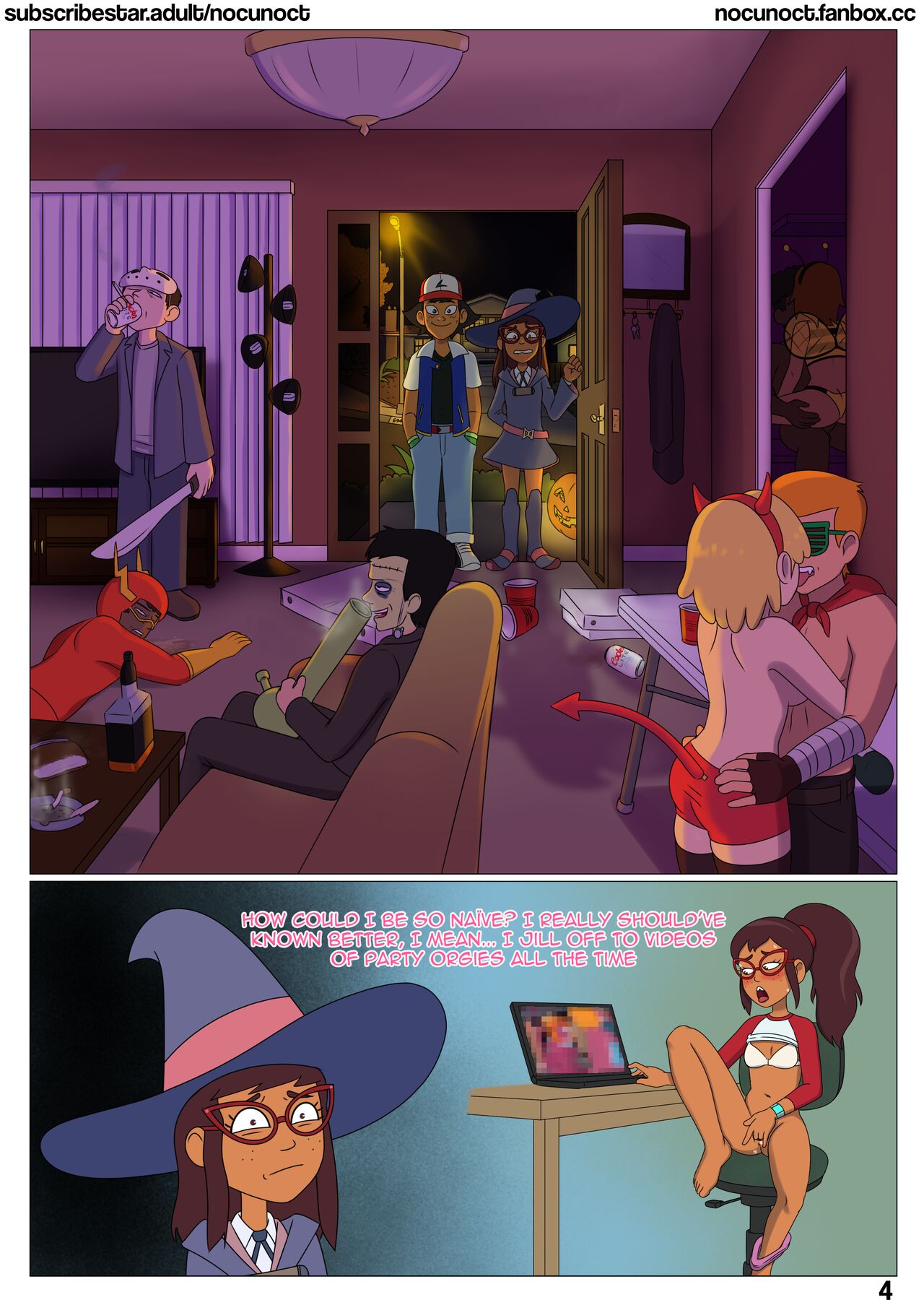 Hailey's cumtastic halloween Fiestavaganza page 6 full