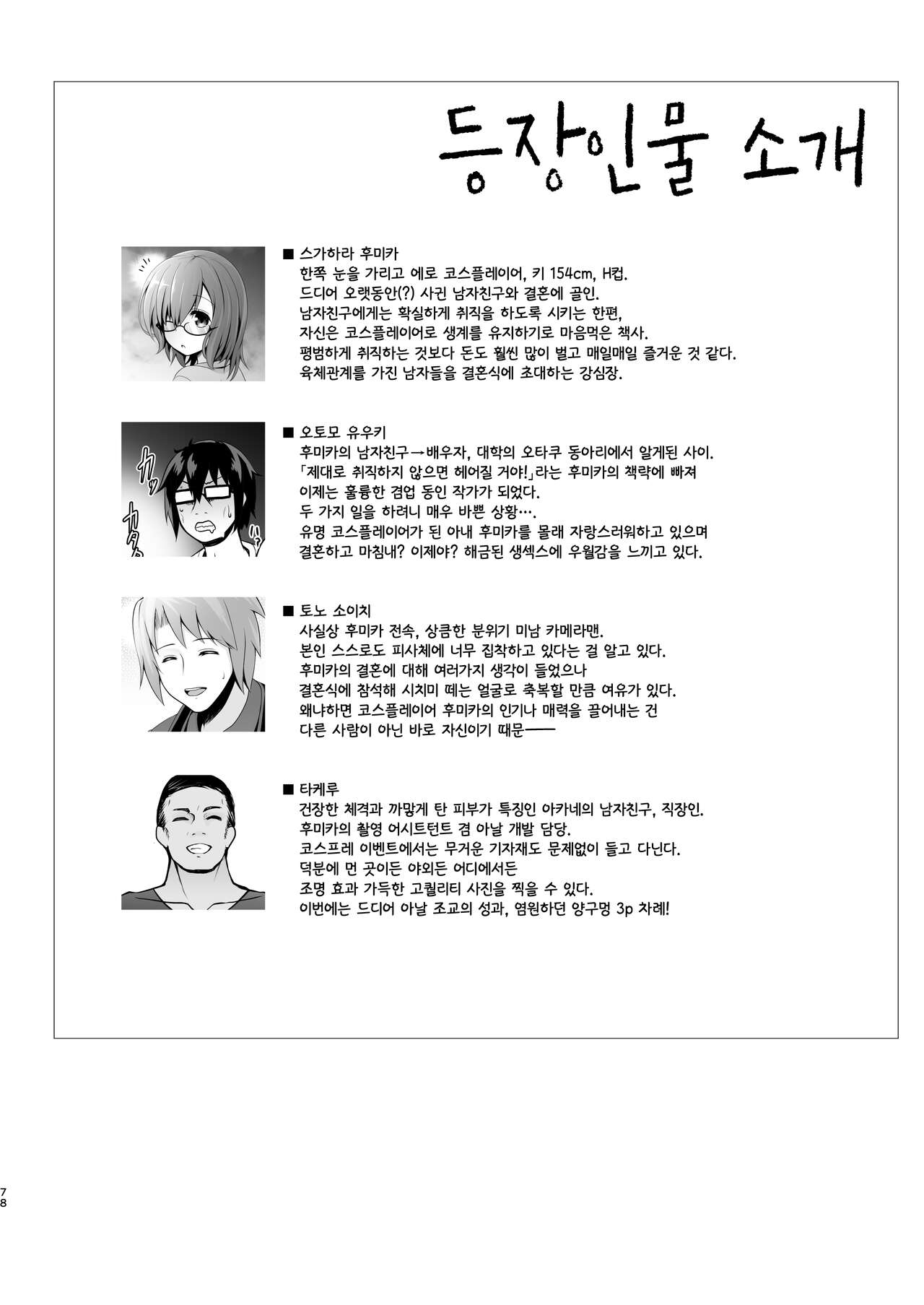 Shinkon Hoyahoya Chounyuu Hitotsuma-layer - Fumika ~Shoya wa Otto Igai to... Futa Ana Nama Sounyuu Wedding Kojin Satsuei~ | 따끈따끈한 신혼 장유 유부녀 코스플레이어 후미카 첫날밤은 남편이 아닌... 양구멍 생삽입 웨딩 개인 촬영 page 4 full
