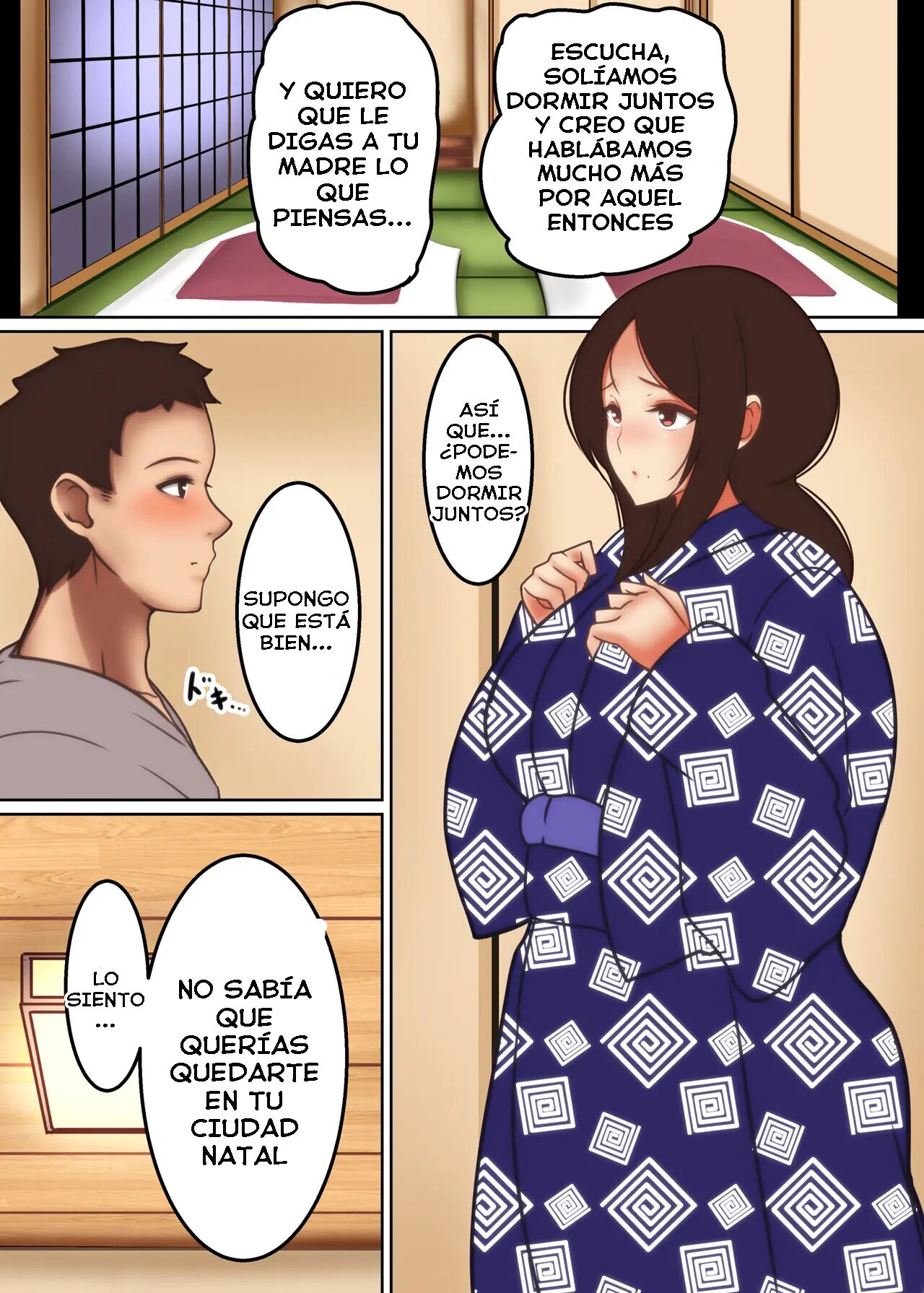 Haha ga Midara ni Aegu Toki 2 ~Shinjou-ke no Boshi Jouji~ | Cuando Mamá Gime Lujuriosamente 2 ~El Asunto Madre-Hijo de la Familia Shinjo~ page 5 full