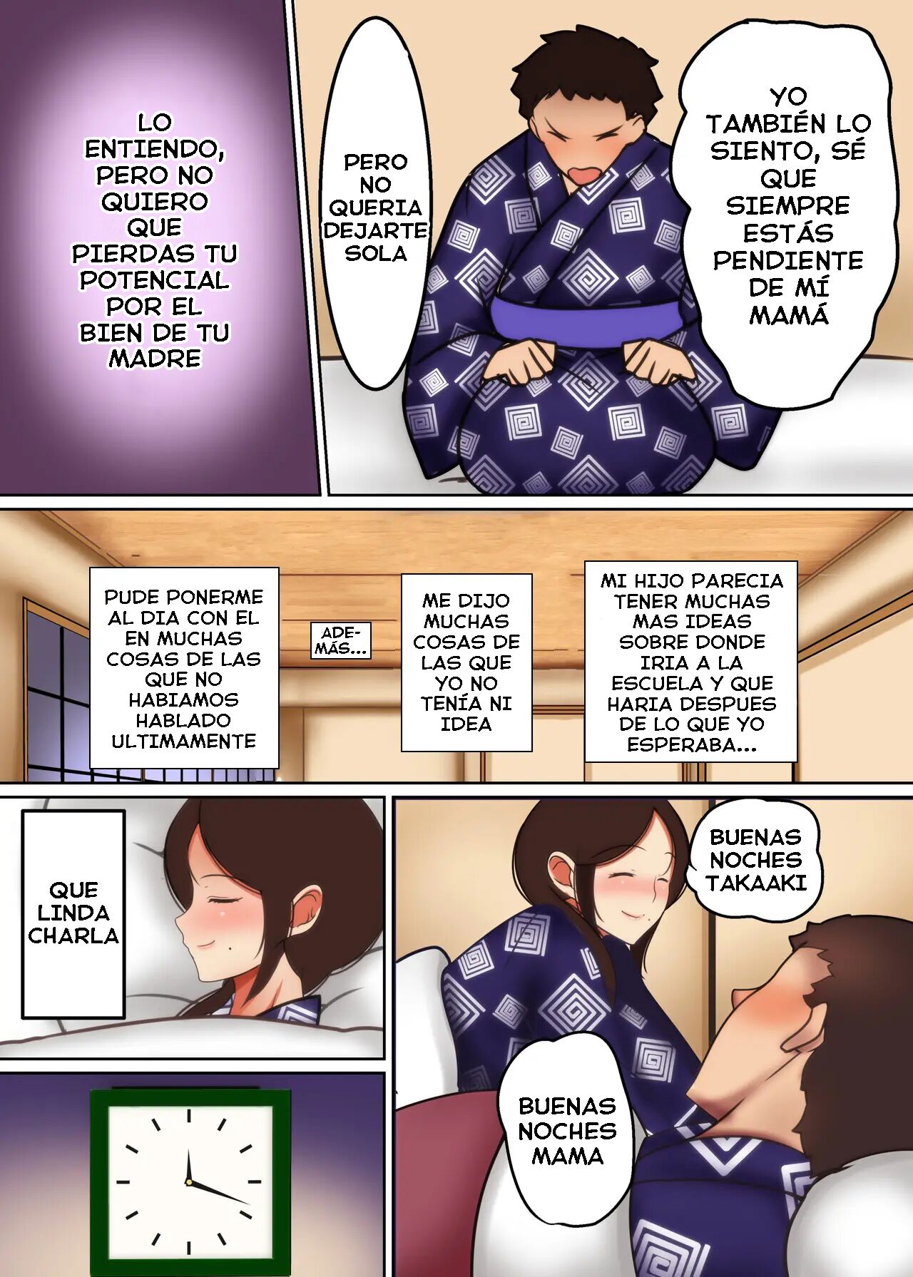 Haha ga Midara ni Aegu Toki 2 ~Shinjou-ke no Boshi Jouji~ | Cuando Mamá Gime Lujuriosamente 2 ~El Asunto Madre-Hijo de la Familia Shinjo~ page 6 full
