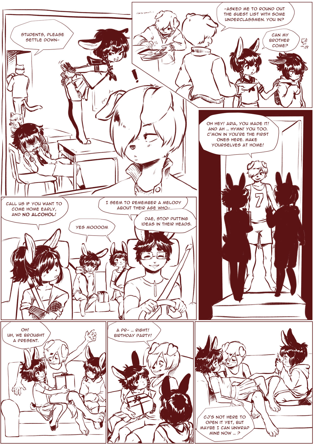 Songbuns: Party of Three page 2 full