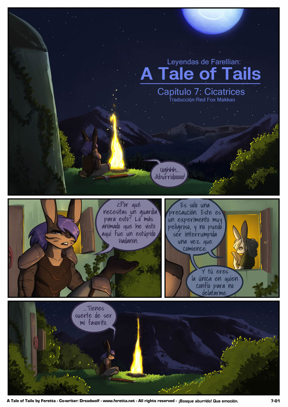 A Tale of Tails: 07 Cicatrices page 1 full