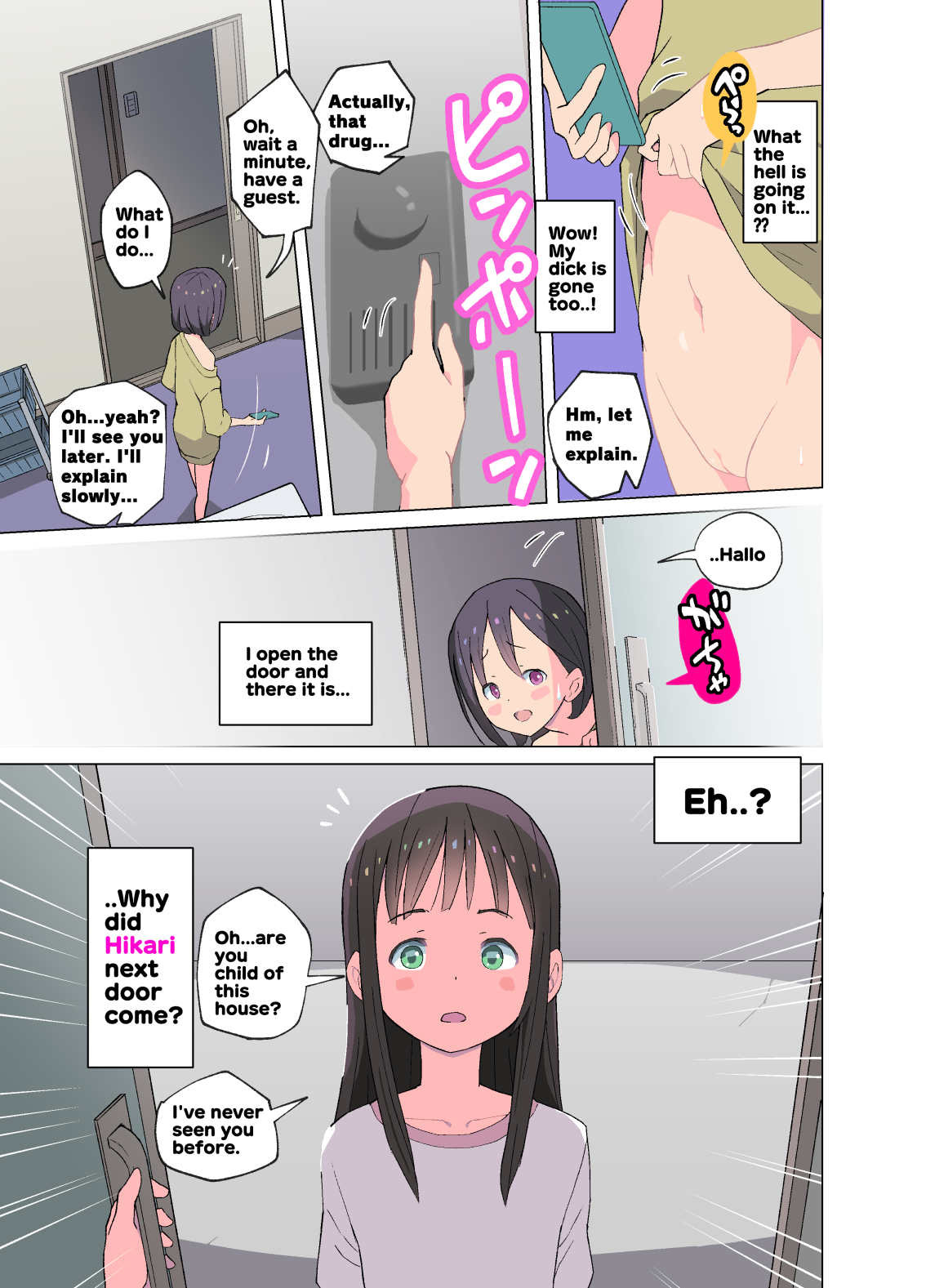 Middle-aged Man TS To Girl &amp; Got Along With A Yuri Girl page 9 full