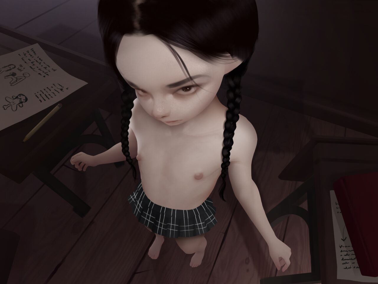 Little Schoolgirl Wednesday page 5 full