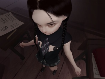 Little Schoolgirl Wednesday cover