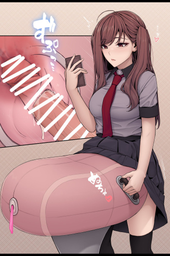 Gihindai de sagyō-teki ni sei shori shi teru  futanari-chan | A futanari staying cool as she relieves her sexual urges cover