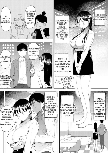 NTR Seiheki no Kanojo no Tame ni Sex Friend wo Sagasu Joshi Daisei-chan cover