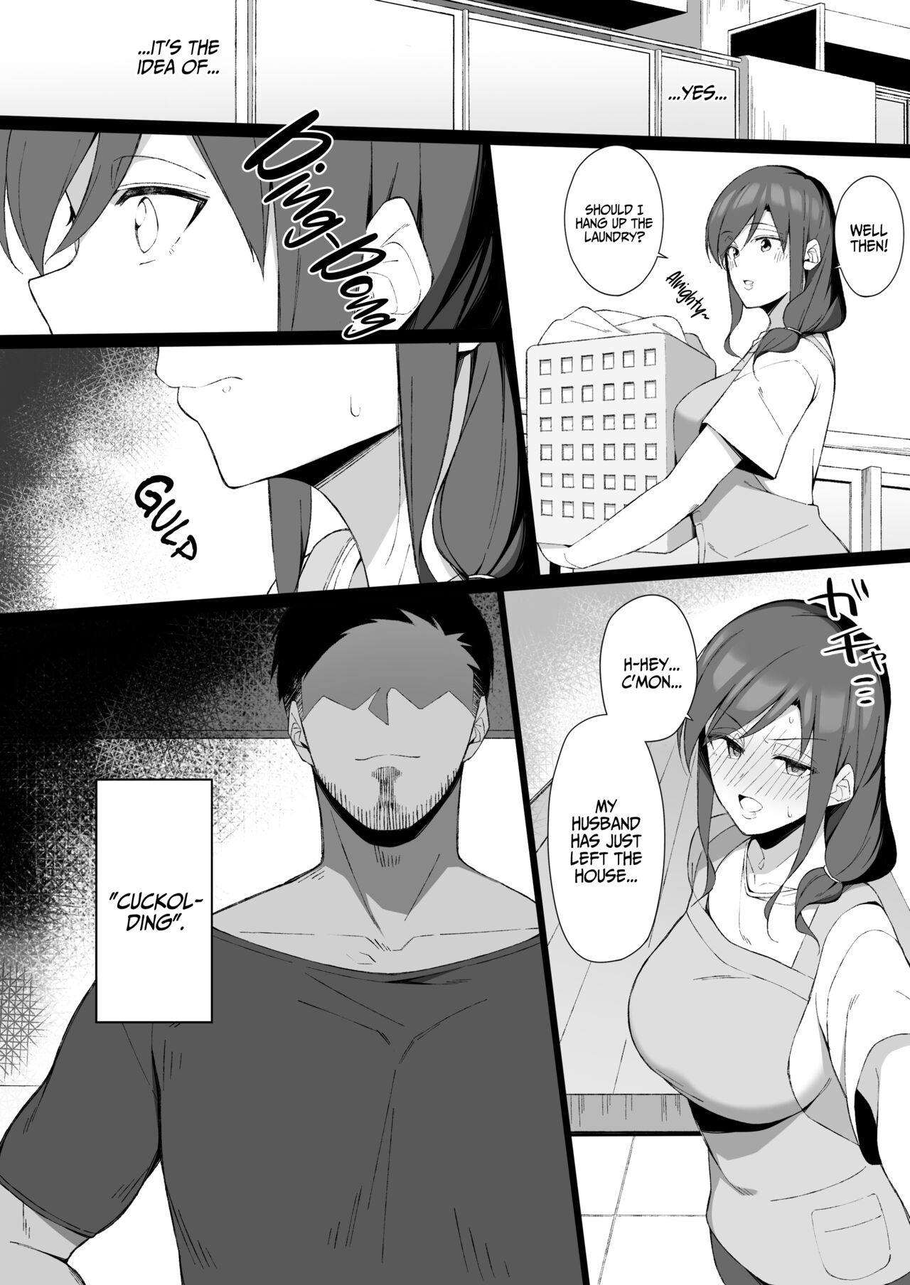 Osu ni Ochiru Seiso Hitozuma + Extra | Degeneracy of a Neat Housewife for a Man page 4 full