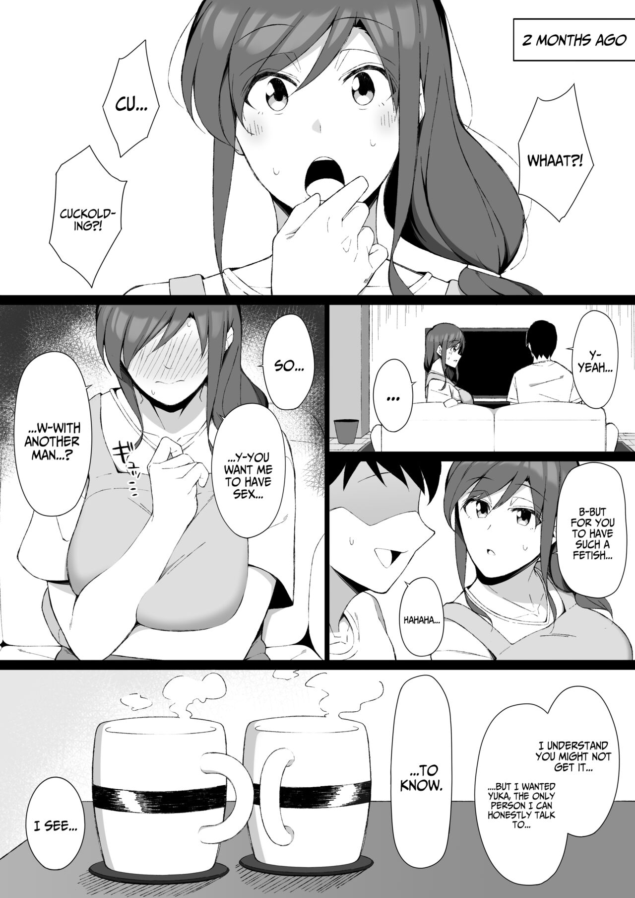 Osu ni Ochiru Seiso Hitozuma + Extra | Degeneracy of a Neat Housewife for a Man page 5 full