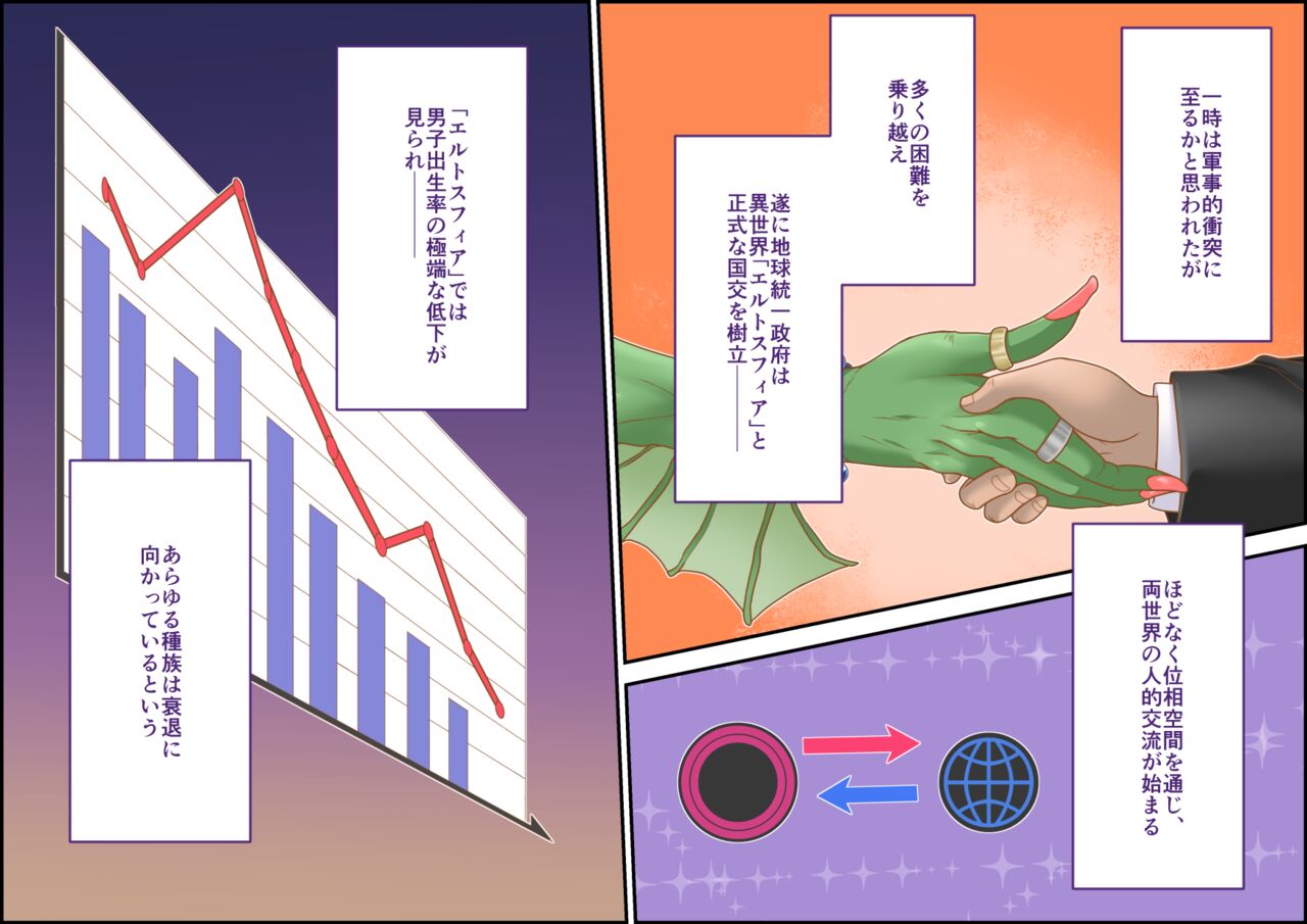 Onna Yuurei wa Kyojinzoku!? ~Gakkou ni Deru to Uwasa no Kyojo Yuurei wa, Pocchari Kyonyuu no Paizuri Ma deshita~ page 3 full