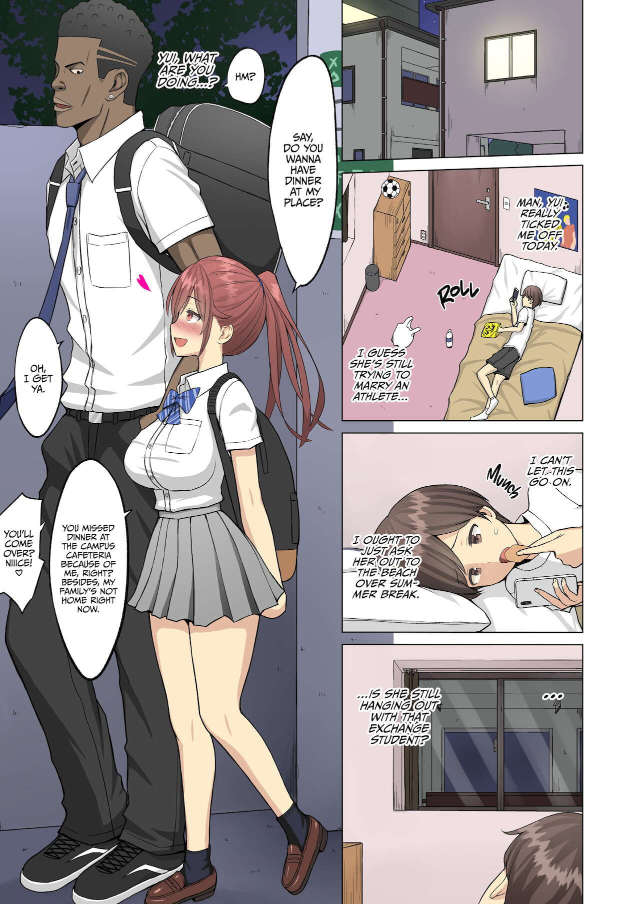 But I Loved Her... Summer Chapter: My Cheerleader Friend Got Taken by a Foreign Student page 9 full