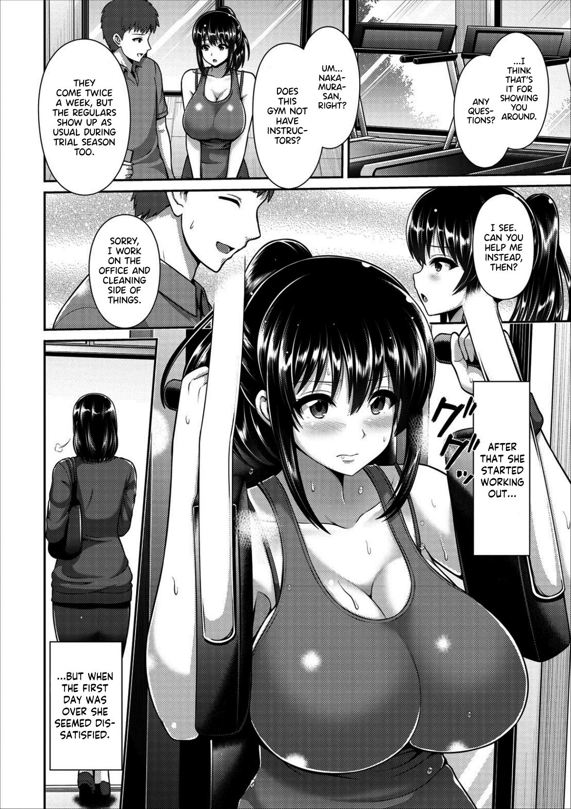 Taiken Sounyuu! Gym de Asedaku SEX! | Workout Trial! Sweaty Sex at the Gym! page 2 full