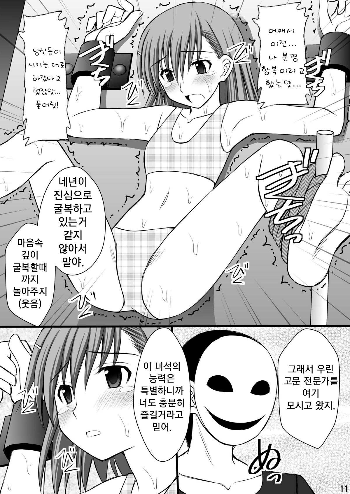 Seishin Houkai suru made Kusuguri makutte Ryoujoku shitemiru Test III Mikoto Zettaizetsumei Mesudorei Hen | 정신붕괴 할 때까지 간지럽히고 능욕해보는 테스트 3 미코토 절체절명 암노예편 page 8 full