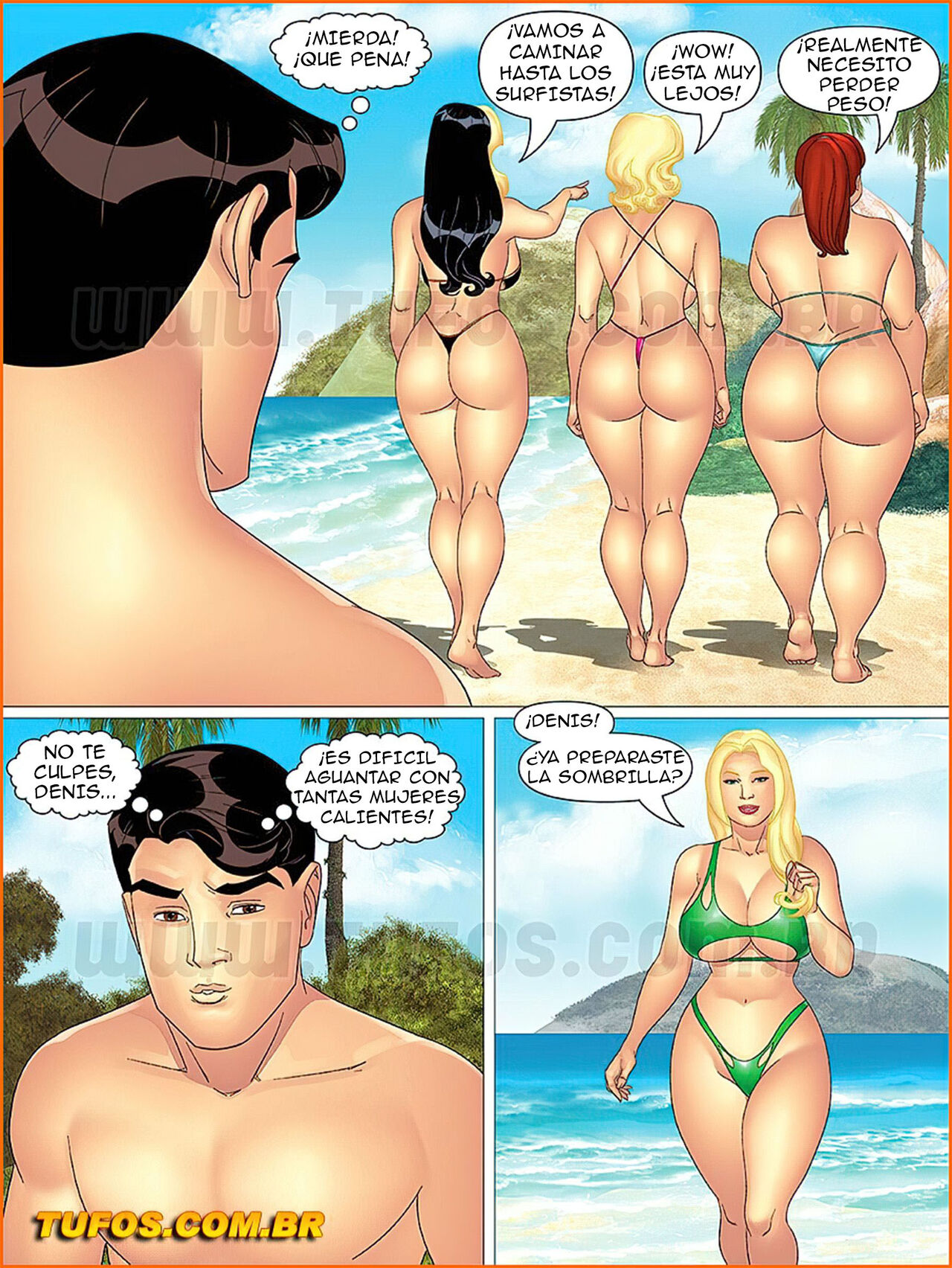 Tia, Primas E Cia. 26 Vacaciones en la Playa Parte 1 page 4 full