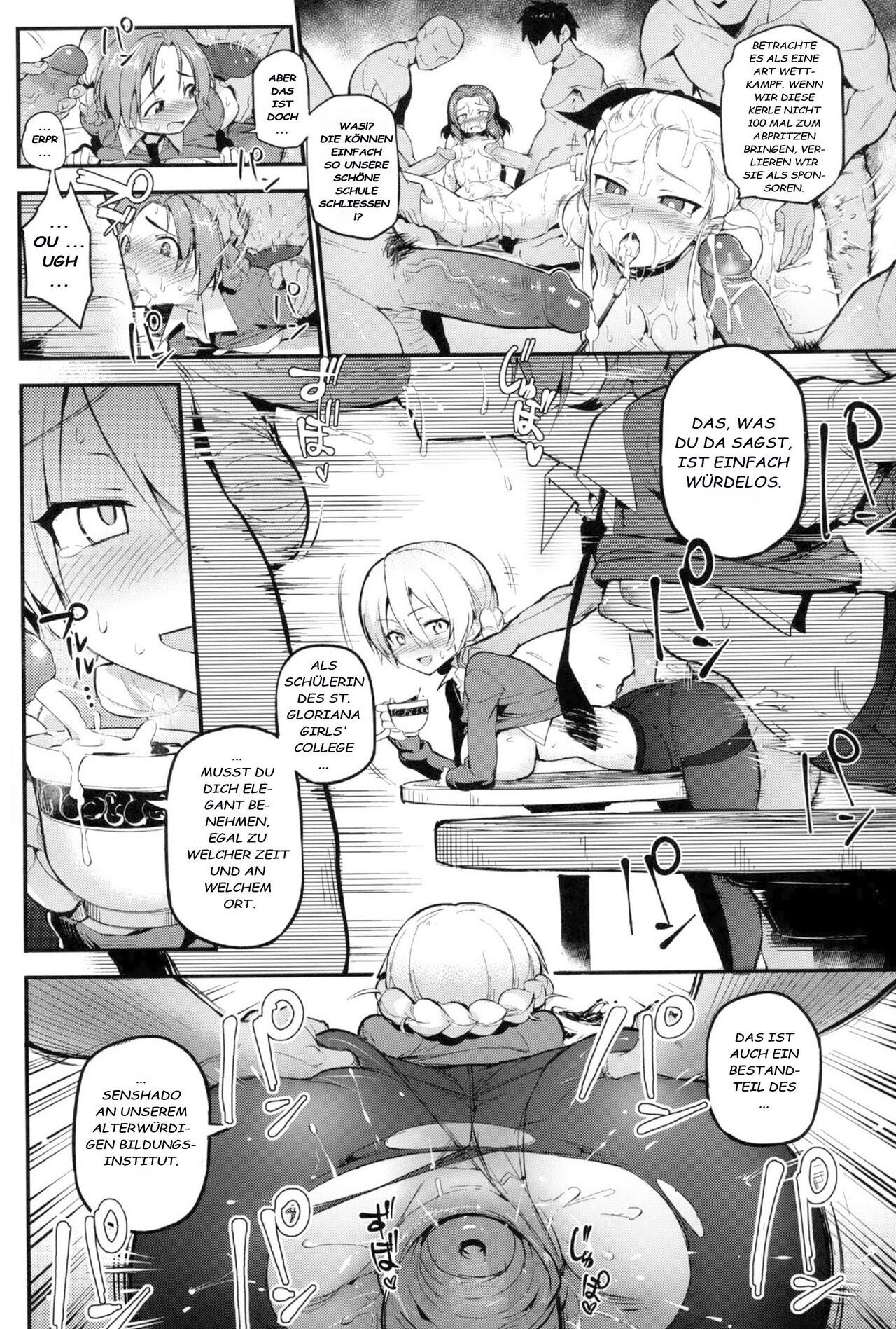 GIRLS und PENISES Girls und Panzer Haikou Hyakkai Houshi Hen page 4 full