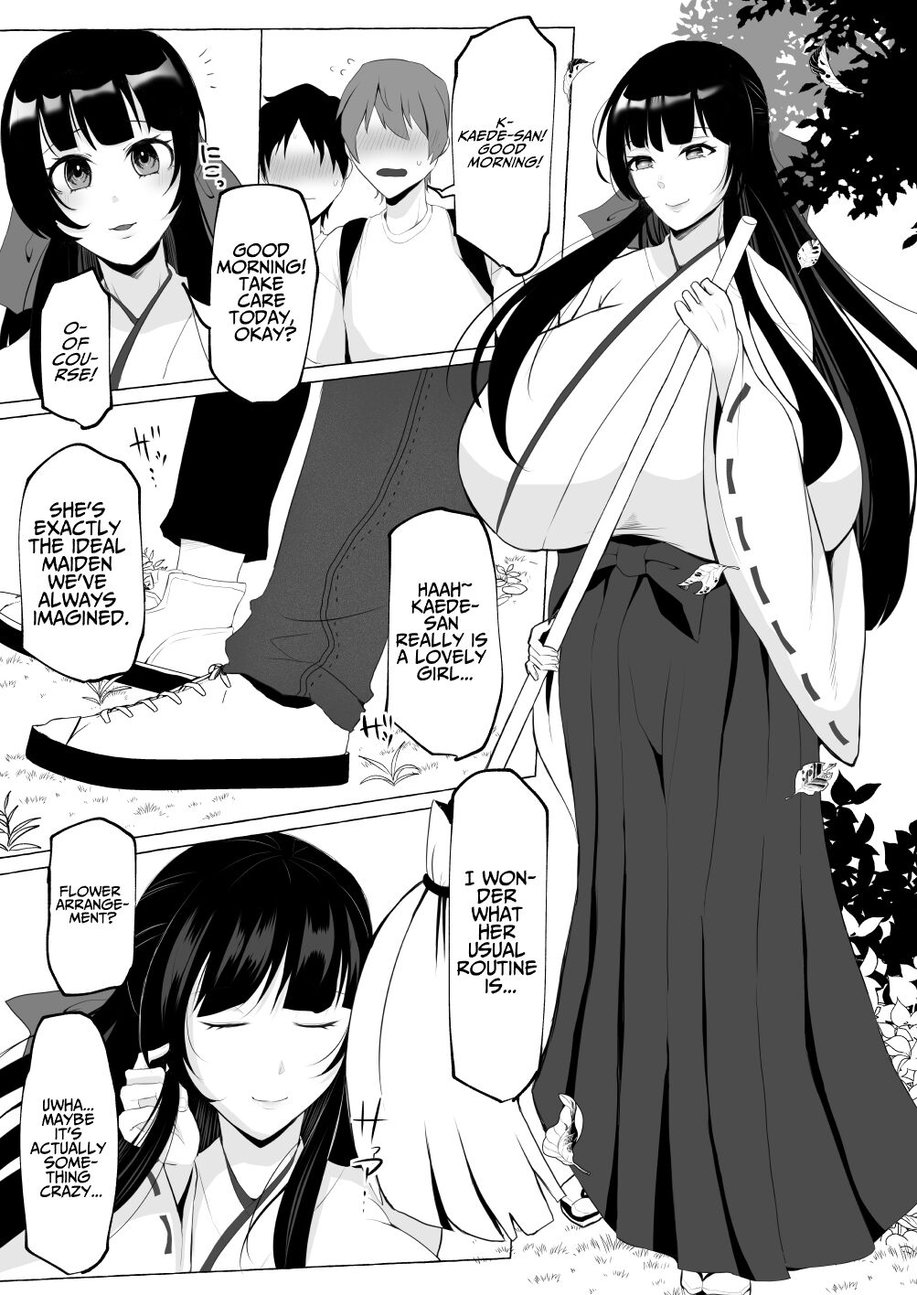 Hentai Senzuri  Zanmai Dosukebe Sao Miko Shimai  | Lewd Dick Shrine Maidens Sisters Who Immerse Themselves In Perverted Masturbation page 8 full