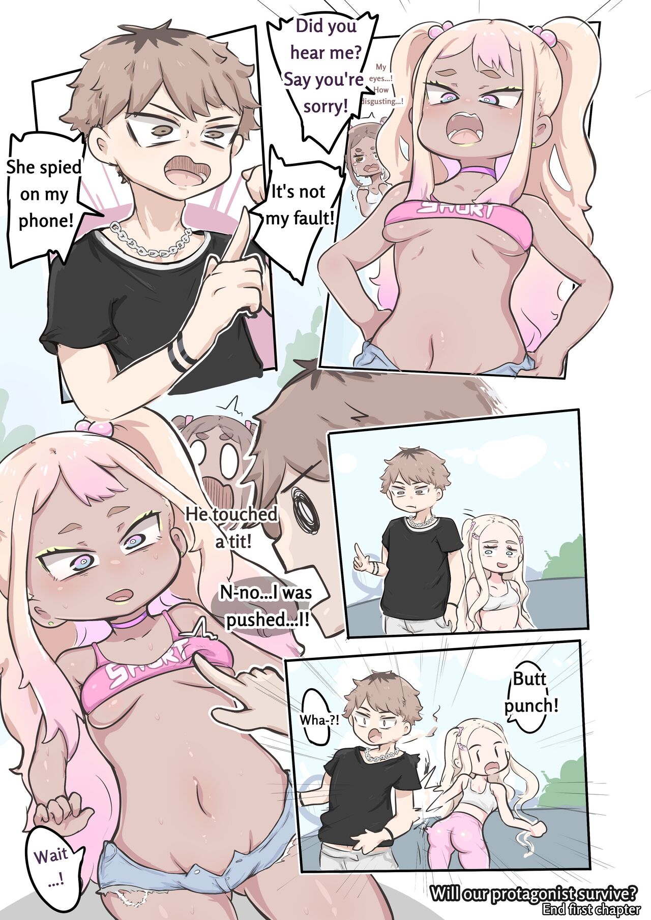 Three Annoying Girls page 3 full