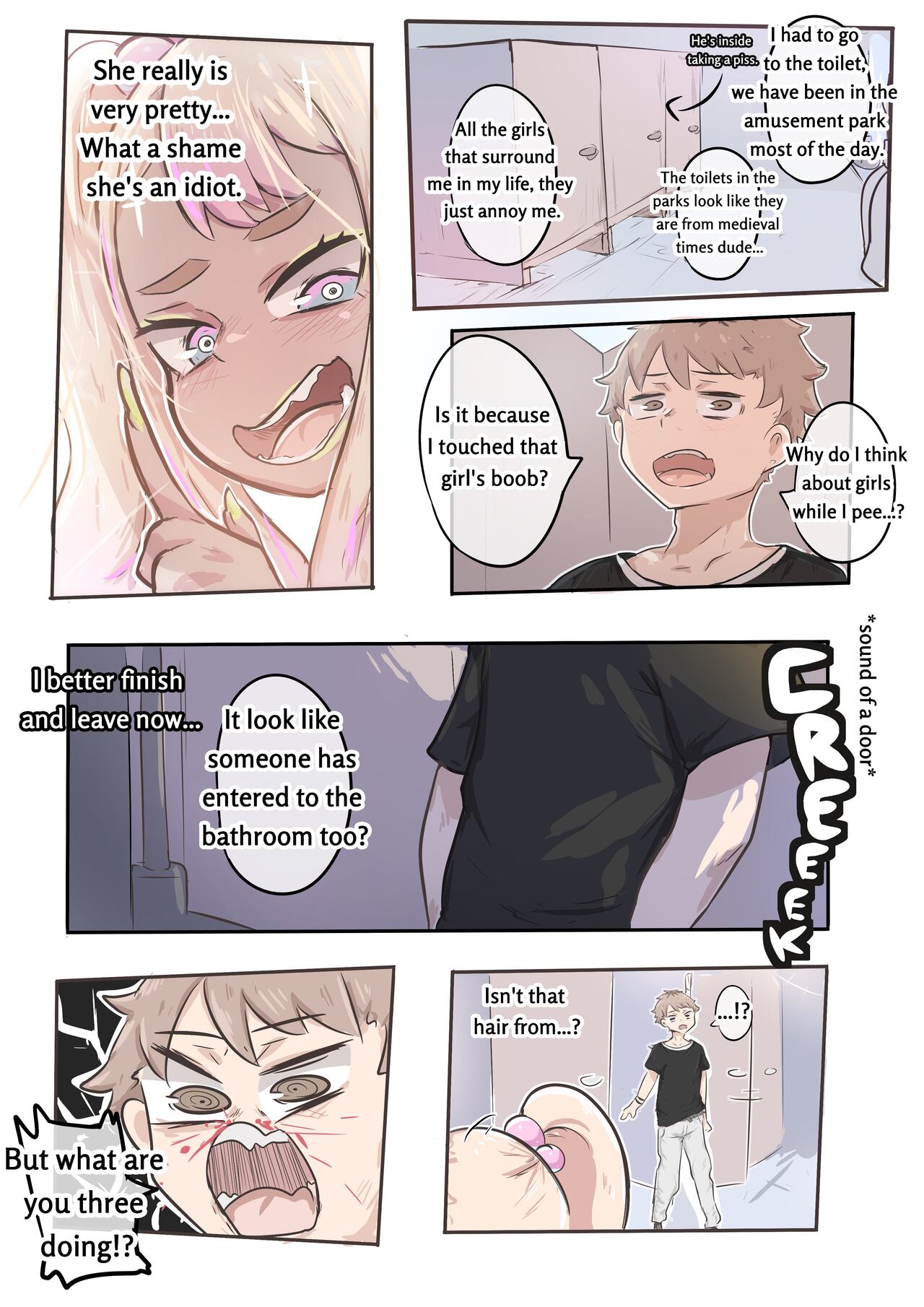 Three Annoying Girls page 5 full