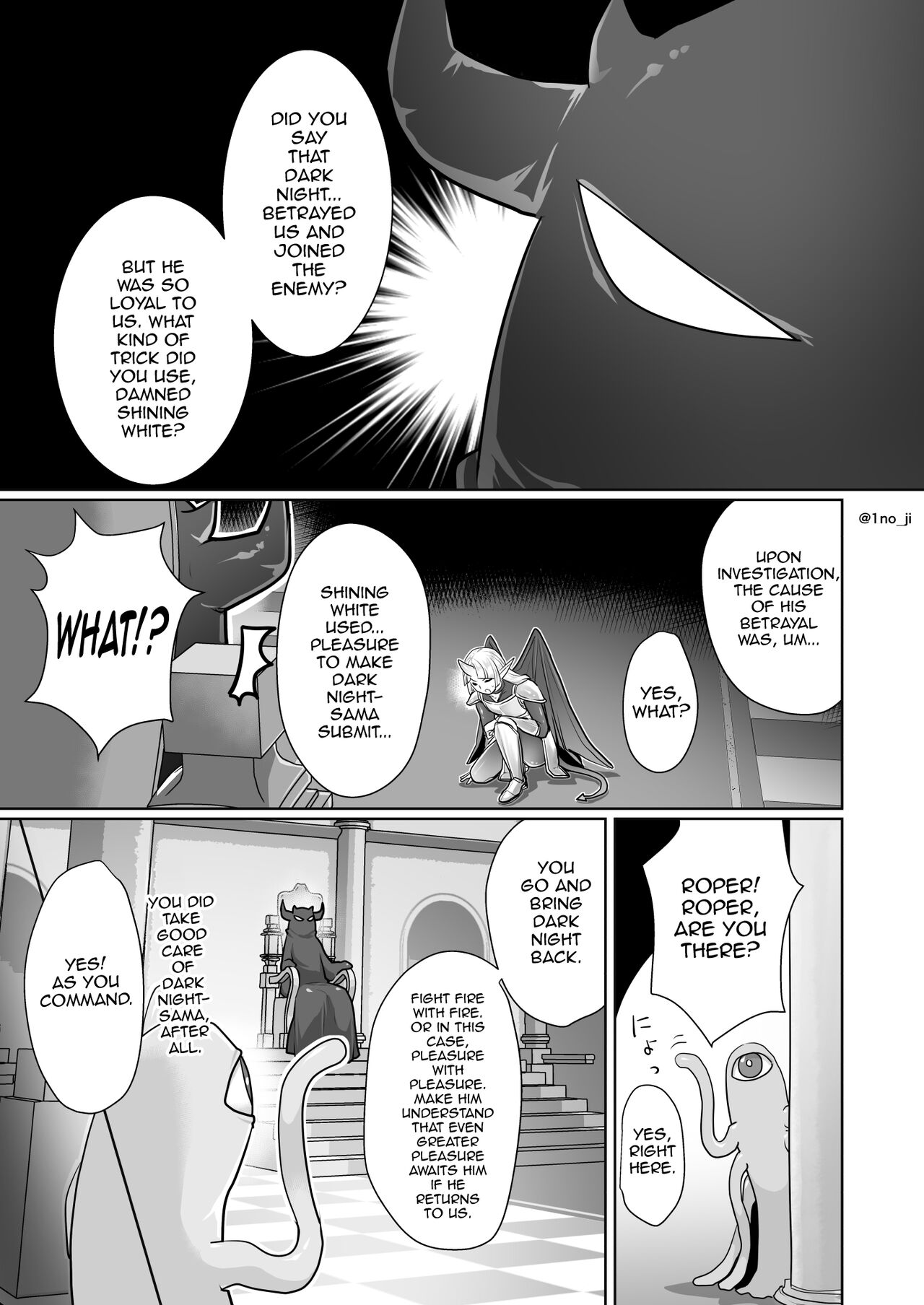Maou-gun no Moto Kanbu ga Yuusha ni Makete Mesu ni Sareru Hanashi 1 page 8 full