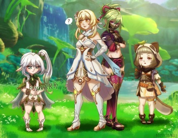 Nahida's team cover
