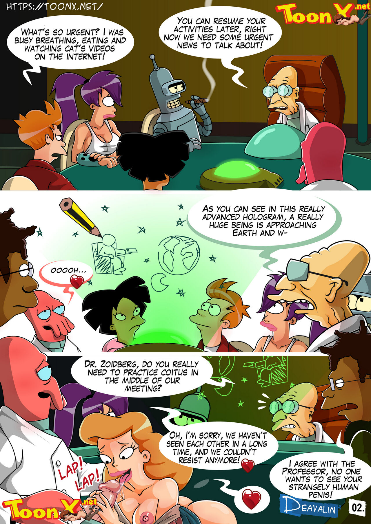 Futurama - Orgy To Save The Earth   - Ongoing page 3 full