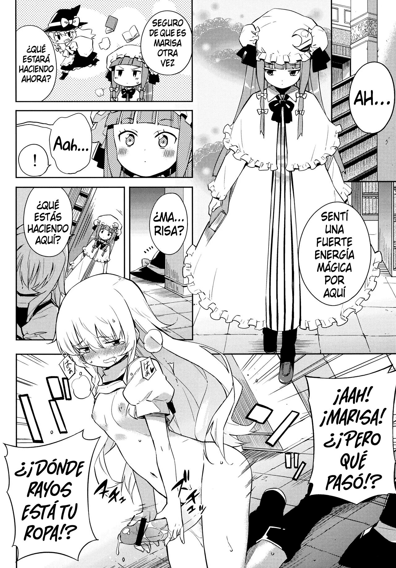 Scarlet Devil Mansion Stories, Marisa X Patchouli page 4 full
