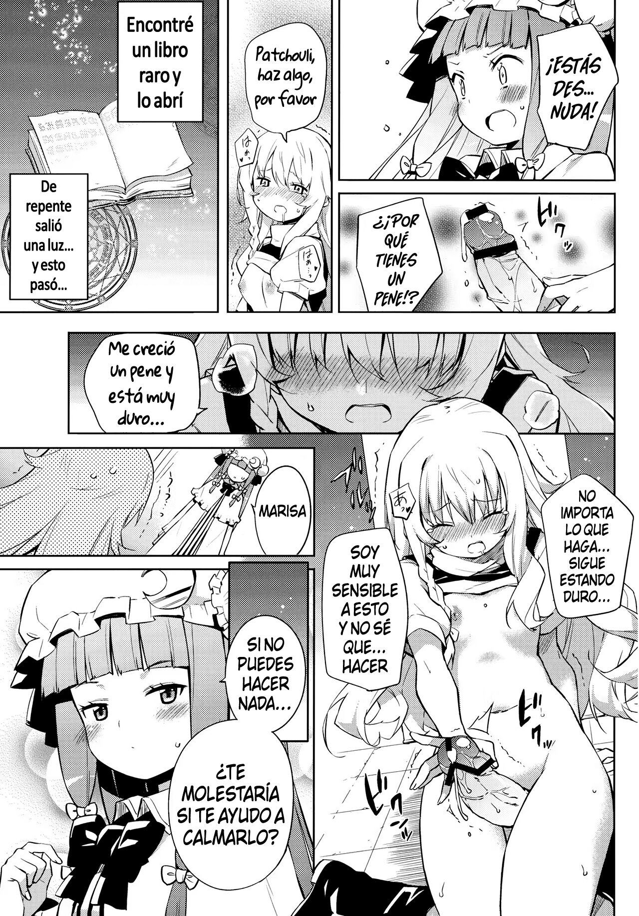 Scarlet Devil Mansion Stories, Marisa X Patchouli page 5 full