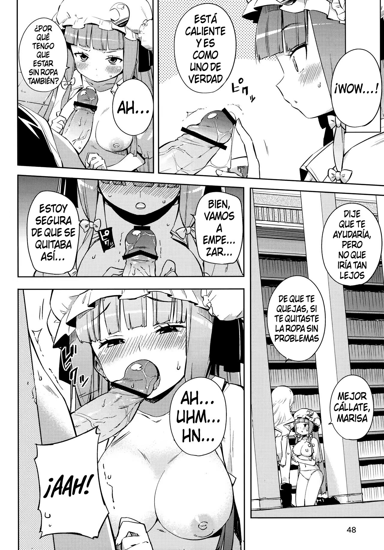 Scarlet Devil Mansion Stories, Marisa X Patchouli page 6 full